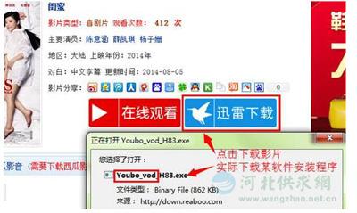 誘騙用戶下載影片，實(shí)則下載木馬病毒